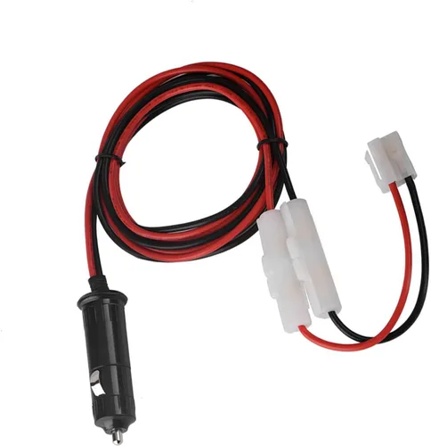 Vista 2 de Encendedor de cigarrillos de coche, cable de alimentación en forma de T, encendedor de cigarrillos, doble, cable resistente a altas temperaturas