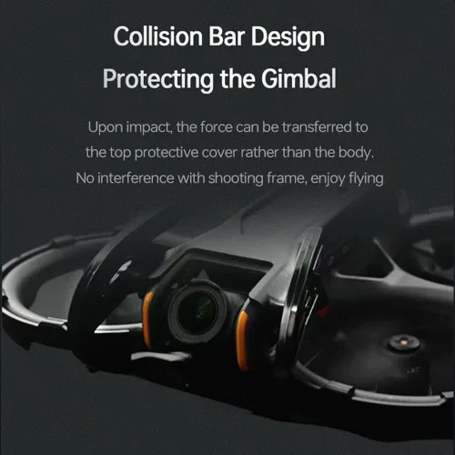 Vista 6 de Protección completa de 360° Armadura mejorada para DJI AVATA 2 Drone Protector Anillo de parachoques Barra protectora Accesorios anticolisión (negro)