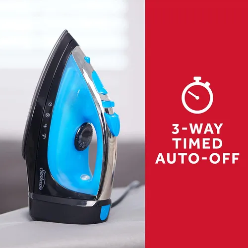 Vista 3 de Sunbeam Plancha de vapor Steammaster de 1400 W, negro/azul