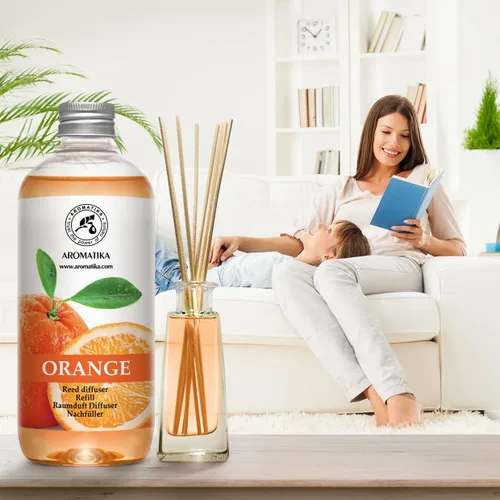 Vista 6 de AROMATIKA - Repuesto de difusor de varillas de 17 onzas líquidas (16.9 fl oz), difusor de fragancia de habitación con aceite esencial natural