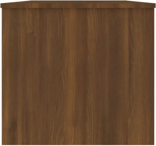 Vista 8 de Coffee Table Brown Oak 40.2x19.9 x18.3 Engineered Wood Large Dining Mesas De Centro para Sala Patio Coffee Table for Bedroom Dining Room Living Room
