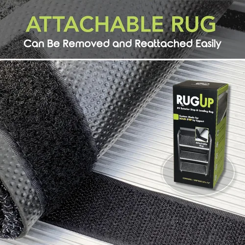 Vista 5 de RUGUP - Alfombras antideslizantes para autocaravanas para peldaños Lippert y MORryde (1 unidad)