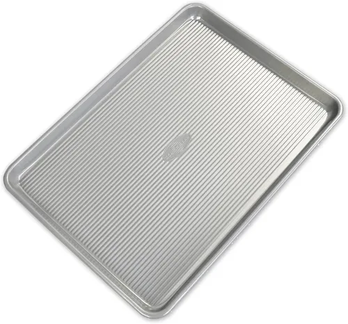 Vista 2 de USA Pan Global - Bandeja de media hoja de aluminio antiadherente