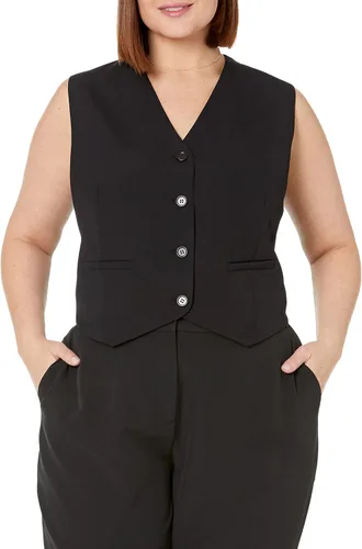 Vista 4 de The Drop Sadie - Chaleco corto delgado para mujer