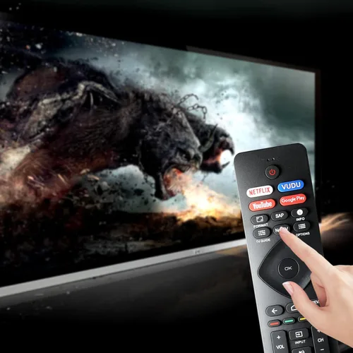 Vista 5 de NH800UP RF402A-V14TV Reemplazo de control remoto compatible con todos los televisores LED inteligentes Philips Android 4K Ultra HD LED Smart LED