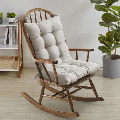 Vista 11 de Sweet Home Collection - Juego de cojines para silla mecedora (antideslizante, parte superior e inferior con lazos)