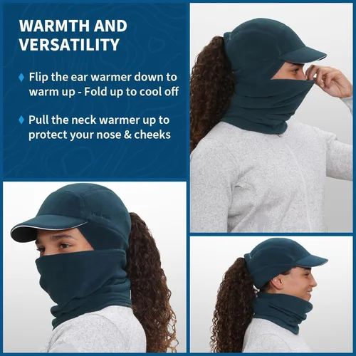 Vista 5 de TrailHeads Trailblazer Adventure - Juego de regalo para mujer con gorro y calentador de cuello de microforro polar