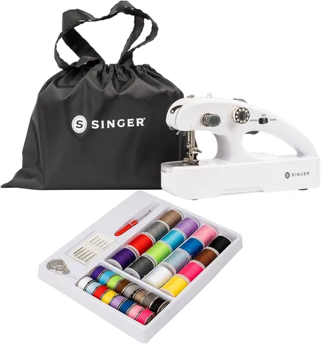 Vista 12 de SINGER Stitch Quick + Paquetes de máquina de coser portátil inalámbrica (Stitch Quick + de dos hilos)