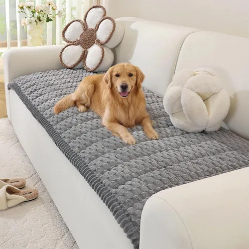 Vista 22 de Funda de sofá para perros, lavable, funda de sofá para mascotas, funda de sofá modular suave y mullida en forma de L, protector grueso apto