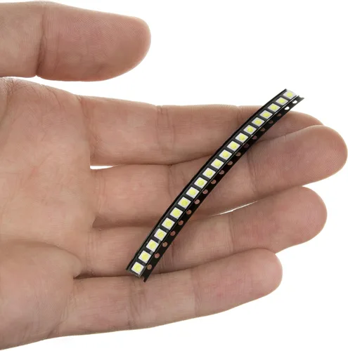 Vista 8 de Oznium 20 piezas de LED de montaje en superficie PLCC-2, 3528 tamaño SMD SMT LED - ámbar