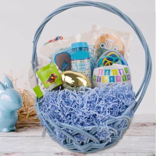 Vista 3 de MagicWater Supply - 2 onzas - Azul bebé - Relleno de papel de corte arrugado suave y fino ideal para envolver regalos, relleno de cestas