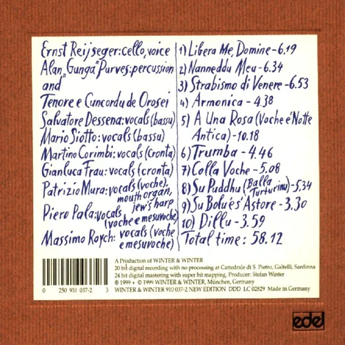 Vista 2 de Colla Voche Reijseger, Tenore E Cuncordu De Orosei