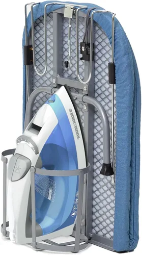 Vista 16 de Tabla de Planchar de Mesa con Soporte para Plancha, RAINHOL Tabla de Planchar Pequeña Plegable con Funda y Almohadilla, Mini Mesa de Plancha Negro