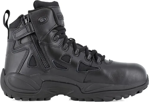 Vista 4 de Reebok Botas tácticas para hombre RB8694 Rapid Response RB con punta de composite de 6 pulgadas, con cierre lateral, color desierto, para uso