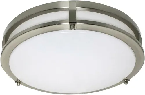 Vista 19 de Design House Paxton 588152 - Lámpara LED integrada para techo, montaje empotrado, regulable, níquel cepillado, para cocina, baño, dormitorio