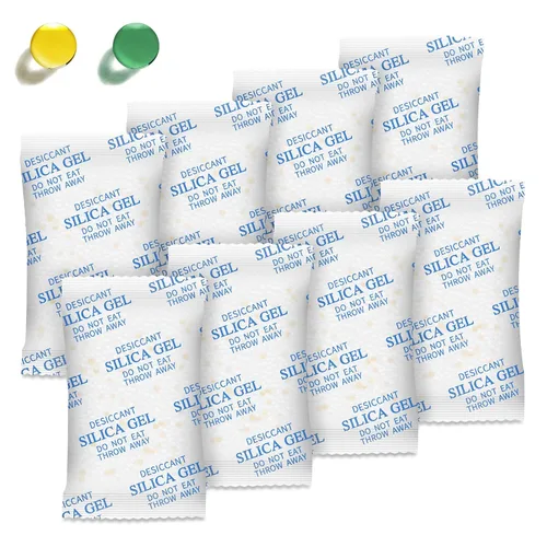Absorbentes de humedad, 20G 75 unidades de desecantes transparentes de primera calidad para almacenamiento, paquetes desecantes de gel de sílice