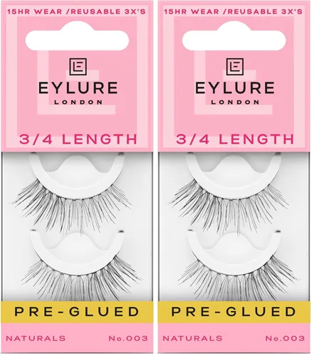 Vista 7 de Eylure - Pestañas postizas con pegamento Naturales No. 003