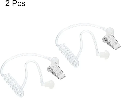 Vista 3 de MECCANIXITY Auricular Agent Secret - Auricular de repuesto para auriculares de audio de radio de 2 vías, paquete de 2