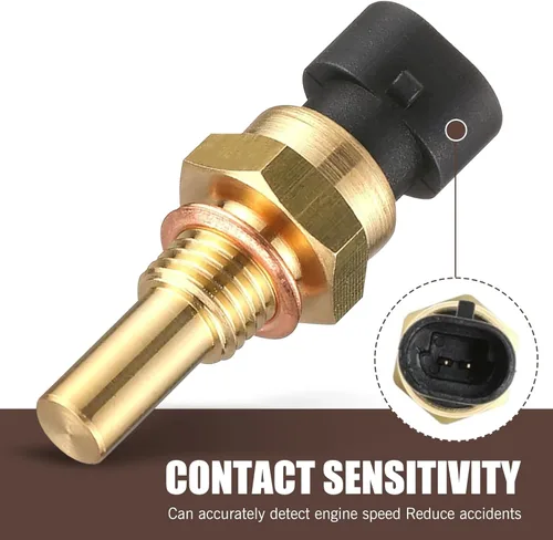 Vista 4 de Sensor de temperatura del refrigerante del motor, sensor de temperatura del agua de aleación de plástico, OEM #15404280 12191170 60811520 12608814