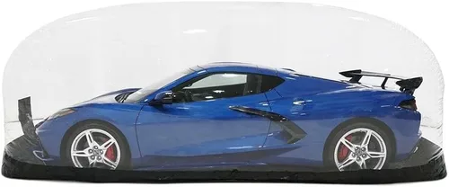 Vista 2 de CarCapsule - CarCapsule interior de la serie Signature de 16 pies con suelo blasonado de carretera incluye Intellicharger