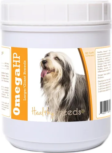 Vista 114 de Healthy Breeds Siberian Husky Omega HP - Masticables suaves para piel y pelaje, 90