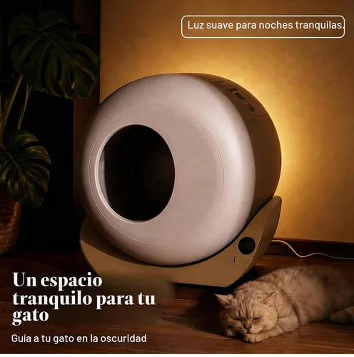 Vista 3 de Furrytail Caja de arena automática autolimpieza con 120 bolsas de residuos