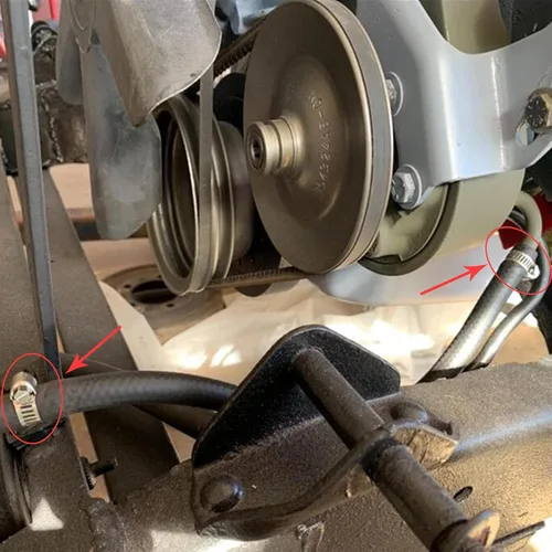 Vista 7 de Abrazadera de manguera, 10 abrazaderas de manguera de acero inoxidable de 2.5 pulgadas para tubo de manguera de 1 1/2 a 2 1/2 pulgadas, kit surtido