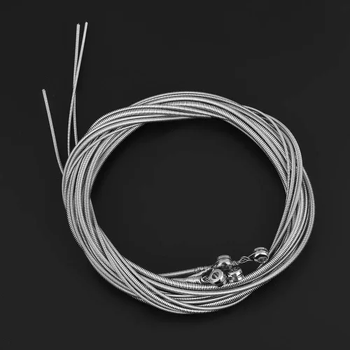 Vista 6 de Cuerdas de bajo eléctrico de 4 cuerdas, piezas de repuesto accesorio de instrumento para bajo eléctrico de 4 cuerdas