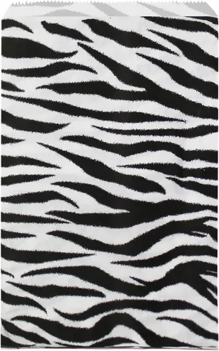 Vista 8 de Ikee Design 200 unidades de papel de 4 x 6 pulgadas con estampado liso o bolsas de estraza estampadas para dulces, galletas, mercancía, recuerdos