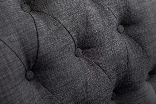 Vista 47 de Yongqiang Silla decorativa para dormitorio, sala de estar, moderna silla esquinera tapizada con botones y sin brazos con patas de madera