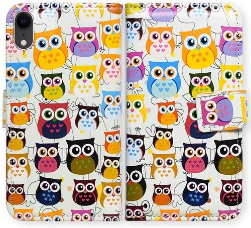 Vista 10 de Bcov Funda para iPhone XR, funda de piel con tapa y función atril para iPhone XR