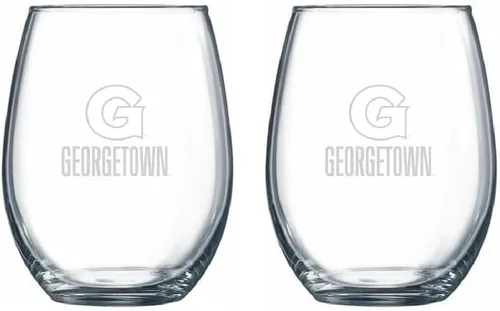 Vista 10 de RFSJ Juego de 2 copas de vino o bebidas con logotipo de Satin Frost (Alabama)