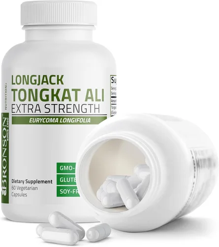 Vista 4 de Bronson Longjack Tongkat Ali Extra Strength, 60 cápsulas vegetarianas