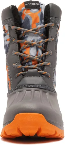Vista 4 de BODATU Botas de nieve impermeables para niños con aislamiento para clima frío
