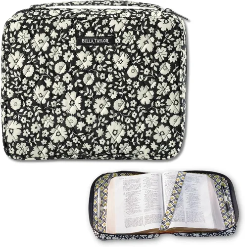 Vista 17 de Bella Taylor Funda de Biblia Acolchada para Mujer - Estuche de Biblia de Estudio Grande - Ashmont