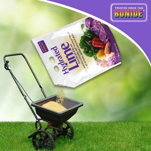 Vista 2 de Bonide (BND978) - Gránulos de cal hidratada, cal de jardín para elevar el pH del suelo (5 libras)