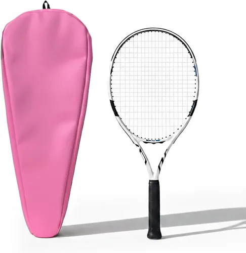 Vista 25 de Bolsa de tenis TaktZeit ligera y acolchada con funda para raquetas de tenis y correa de hombro ajustable