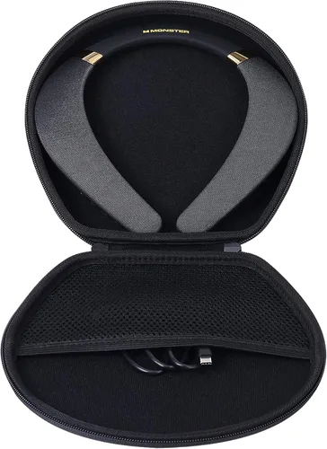 Vista 2 de khanka Estuche de transporte duro de repuesto para altavoz Bluetooth Monster Boomerang/Boomerang Petite Neckband, solo funda