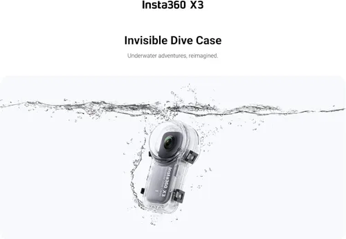 Vista 2 de Insta360 Estuche de buceo invisible X3 (nuevo) - Impermeable hasta 164.0 ft (164 pies)
