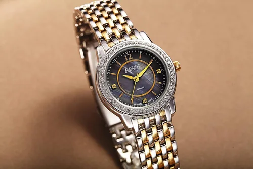 Vista 5 de August Steiner AS8027 - Reloj de pulsera de diamantes para mujer con cristales en bisel en acero inoxidable