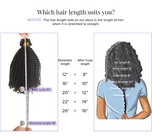 Vista 6 de Niawigs - Extensiones de cabello humano afro rizado microlink para mujeres negras, extensiones de cabello humano rizado 4C, extensiones de cabello
