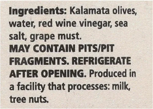 Vista 2 de Divina Kalamata orgánico sin hueso, 6 onzas - 6 por caja.6