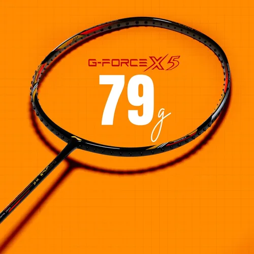 Vista 8 de Li-Ning G-Force X5-2.79 oz G6 - Raqueta de bádminton