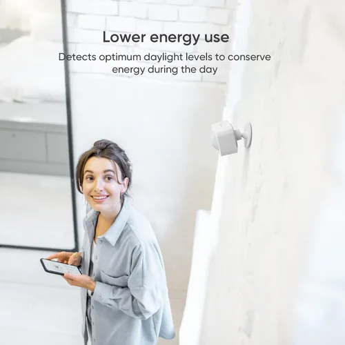 Vista 4 de TREATLIFE Sensor de movimiento Zigbee, detector de sensor de movimiento inteligente para sistema de alarma, automatización del hogar inteligente