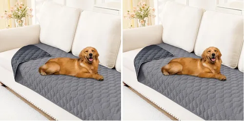 Vista 50 de Smiry Manta Impermeable para Cama de Perro 30x70, Manta Suave Reversible para Mascotas, Lavable a Prueba de Fugas Cubierta para Gatos y Perros