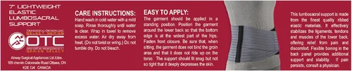 Vista 10 de OTC Soporte lumbosacro para mujer, espalda baja de 7 pulgadas, serie Select