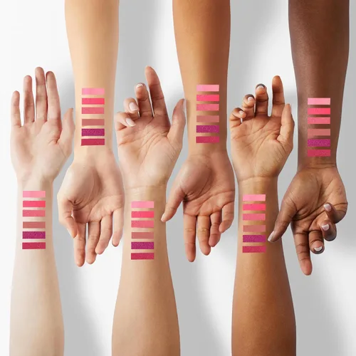 Vista 7 de MYUANGO Juego de 6 lápices labiales de terciopelo mate + delineador de labios y lápiz labial, kit de delineador de labios vegano de larga duración