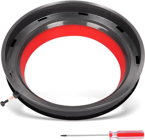 Vista 9 de Parte del contenedor de polvo - Anillo de sellado de repuesto compatible con aspiradora Dyson Cyclone V10 SV12, parte de copa de suciedad