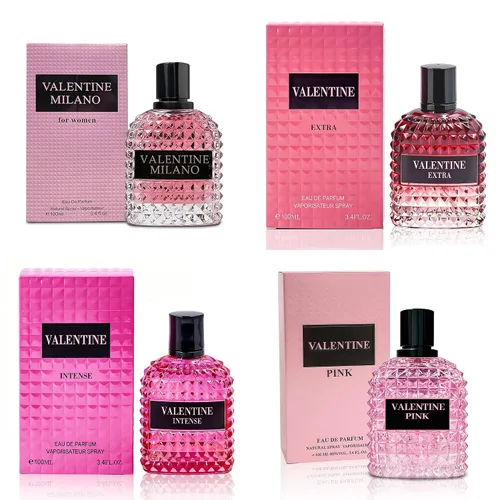 Vista 27 de A CENTER Juego de perfume de 4 piezas para mujer, set de regalo