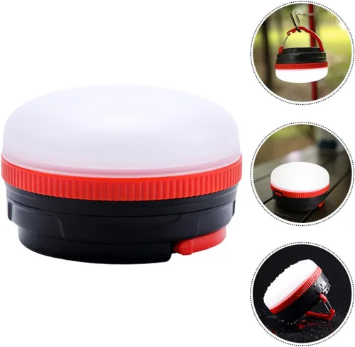 Vista 7 de Luxshiny LED Camping Lamp Portable Mini Tent Light with Brightness Lightweight Hanging Design for Outdoor Hiking Backpack Emergency Kit